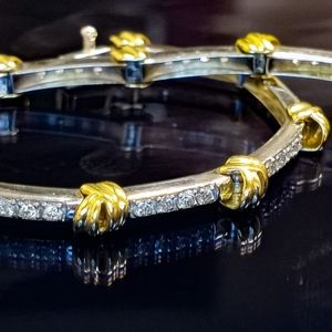 Diamond Gold Bracelet white gold new